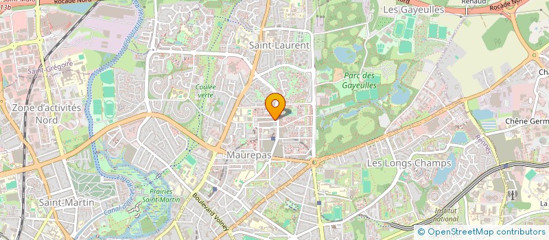 localisation de l'entreprise ELECTRICITE GENERALE BRETONNE  RENNES