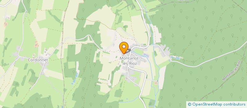 localisation de l'entreprise ELECTRICITE GENERALE CARISEY SARL  MONTARLOT-LES-RIOZ