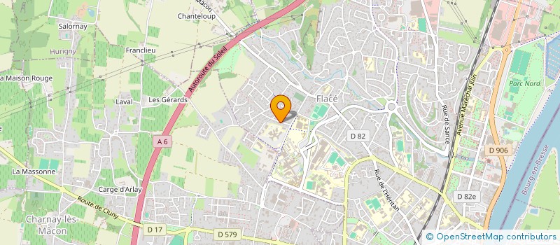 localisation de l'entreprise ELECTRICITE GENERALE COUDURIER à MACON