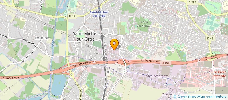 localisation de l'entreprise ELECTRICITE GENERALE DE FRANCE à SAINT-MICHEL-SUR-ORGE