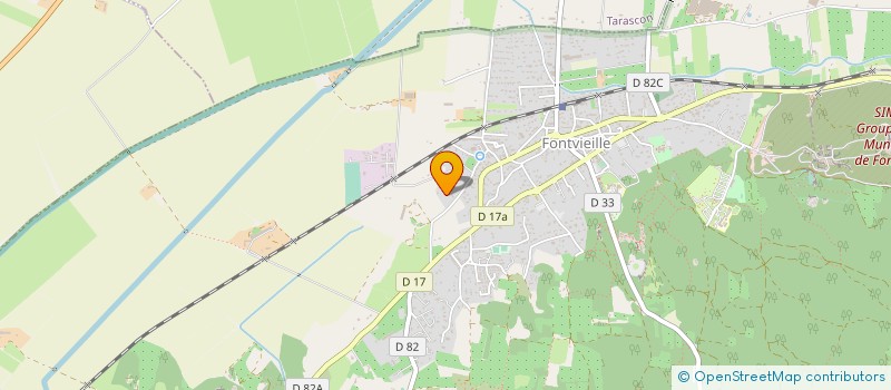 localisation de l'entreprise ELECTRICITE GENERALE DIDIER RANGON  FONTVIEILLE