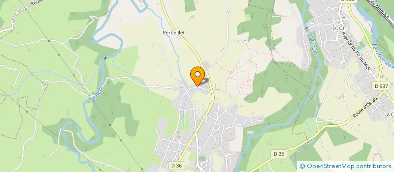 localisation de l'entreprise ELECTRICITE GENERALE DOURAU CADET  ASSON