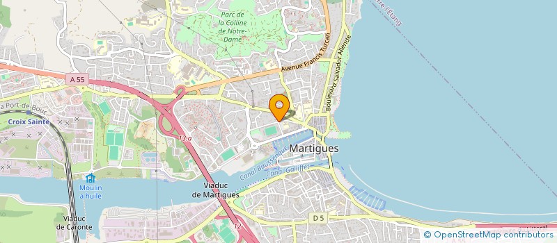 localisation de l'entreprise ELECTRICITE GENERALE DU BATIMENT à MARTIGUES