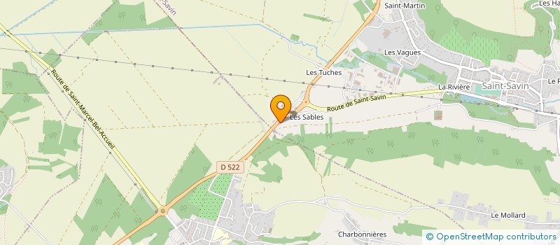 localisation de l'entreprise ELECTRICITE GENERALE EST LYONNAIS  SAINT-SAVIN