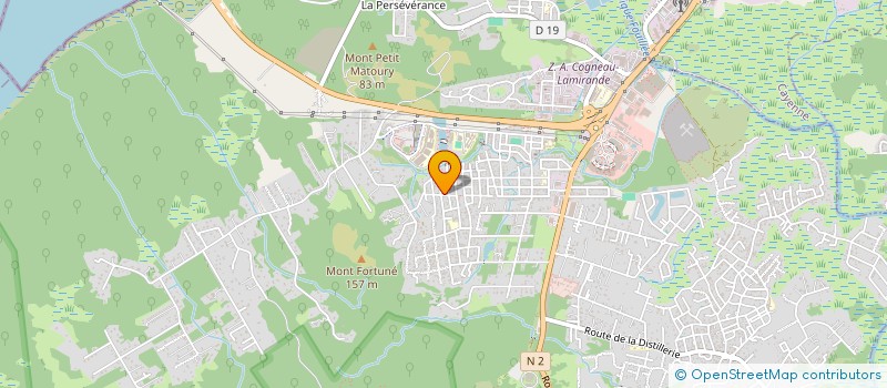 localisation de l'entreprise ELECTRICITE GENERALE ET SOLUTION TECH  MATOURY