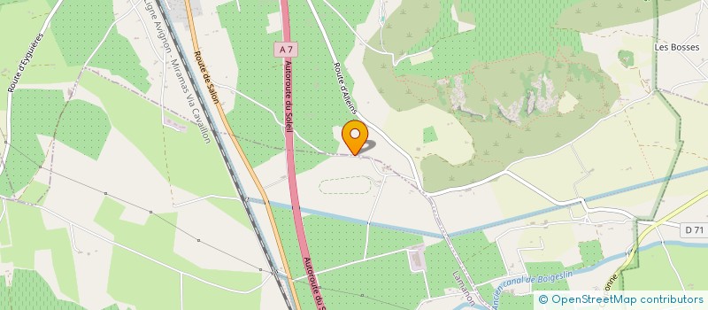 localisation de l'entreprise ELECTRICITE GENERALE EYMARD  SENAS