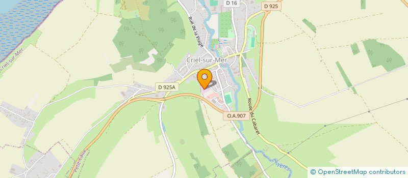 localisation de l'entreprise ELECTRICITE GENERALE FLUTRE à CRIEL-SUR-MER
