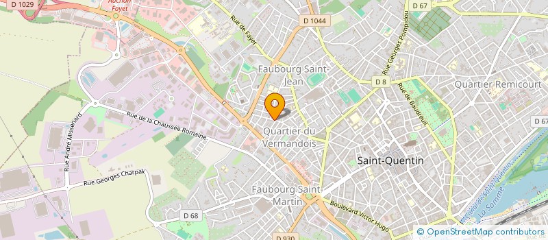 localisation de l'entreprise ELECTRICITE GENERALE FRANCE à SAINT-QUENTIN