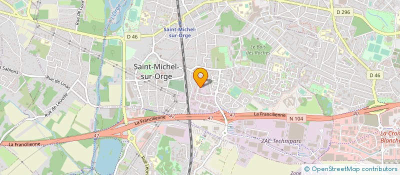localisation de l'entreprise ELECTRICITE GENERALE FRICHE à SAINT-MICHEL-SUR-ORGE