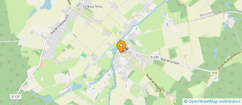 localisation de l'entreprise ELECTRICITE GENERALE GUINE BEAUGER à NIBELLE