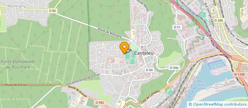 localisation de l'entreprise ELECTRICITE GENERALE HITANA  CANTELEU