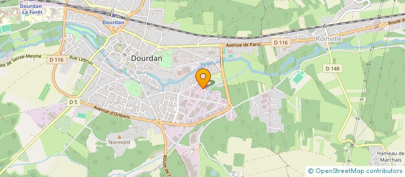 localisation de l'entreprise ELECTRICITE GENERALE INDUSTR DE DOURDAN à DOURDAN
