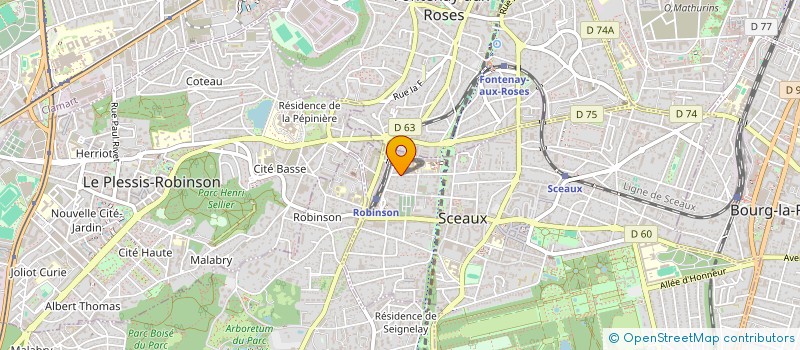 localisation de l'entreprise ELECTRICITE GENERALE INFORMATIQUE INDUSTRIEL à SCEAUX