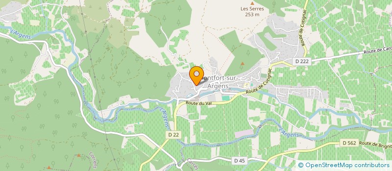 localisation de l'entreprise ELECTRICITE GENERALE ISE  CARCES