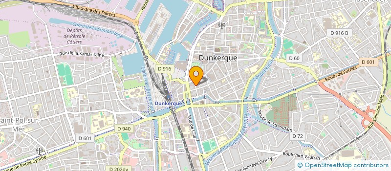 localisation de l'entreprise ELECTRICITE GENERALE J. REVEZ à DUNKERQUE