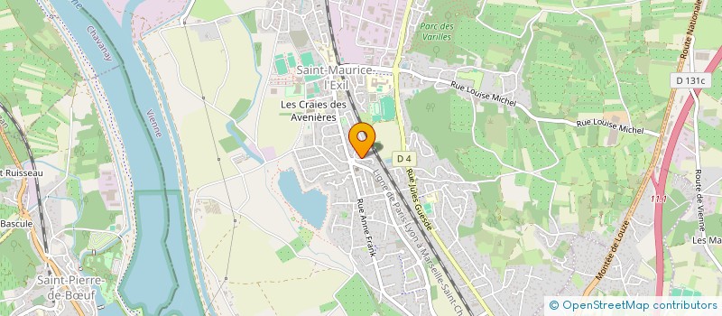 localisation de l'entreprise ELECTRICITE GENERALE JEAN REYES à SAINT-MAURICE-L'EXIL