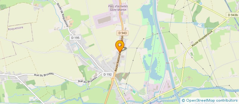 localisation de l'entreprise ELECTRICITE GENERALE JEAN VIAENE à AIRE-SUR-LA-LYS