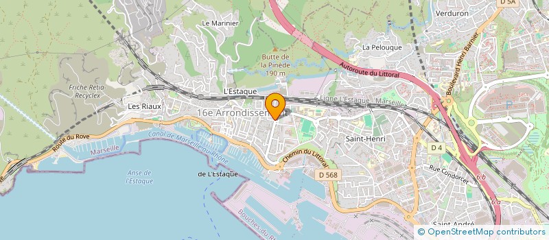 localisation de l'entreprise ELECTRICITE GENERALE MARSEILLAISE à MARSEILLE