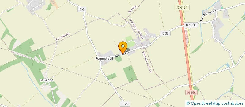 localisation de l'entreprise ELECTRICITE GENERALE MEANCE  MESNILS-SUR-ITON