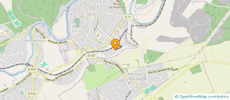 localisation de l'entreprise ELECTRICITE GENERALE MURILLO  JUF