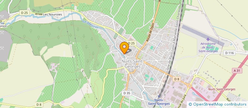 localisation de l'entreprise ELECTRICITE GENERALE NUITONNE à NUITS-SAINT-GEORGES