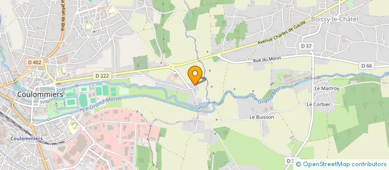 localisation de l'entreprise ELECTRICITE GENERALE PARBELLE ALAIN à COULOMMIERS