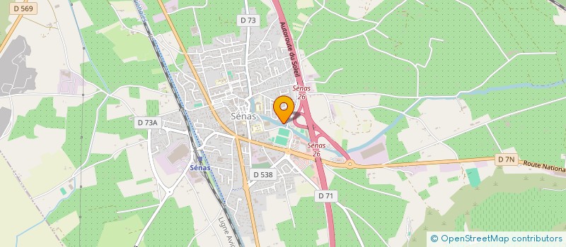 localisation de l'entreprise ELECTRICITE GENERALE PRECABLAGE RESEAUX EGPR  SENAS