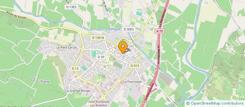 localisation de l'entreprise ELECTRICITE GENERALE RESEAU PRO à MONTPELLIER