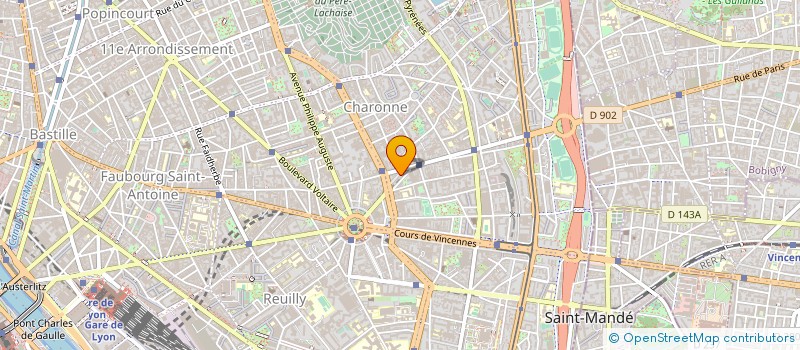 localisation de l'entreprise ELECTRICITE GENERALE SACLIER à PARIS