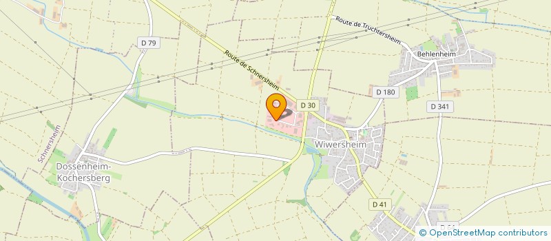 localisation de l'entreprise ELECTRICITE GENERALE SCHMID SAMUEL  WIWERSHEIM