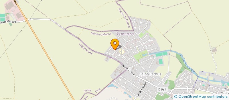 localisation de l'entreprise ELECTRICITE GENERALE TERTIAIRE  SAINT-PATHUS