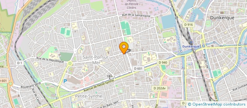 localisation de l'entreprise ELECTRICITE GENERALE TIRAGE DE CABLES à DUNKERQUE