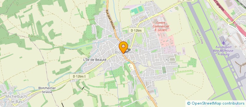 localisation de l'entreprise ELECTRICITE GENERALE TROIS FRONTIERES  BLOTZHEIM