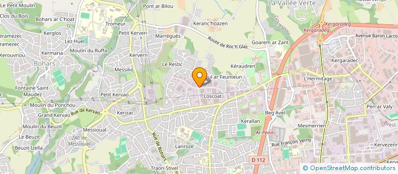 localisation de l'entreprise ELECTRICITE GERVAIS GERARD à BREST