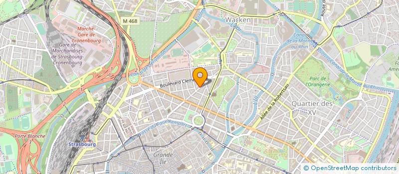 localisation de l'entreprise ELECTRICITE HABOLT à STRASBOURG