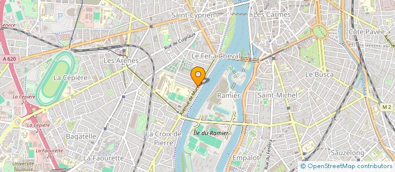 localisation de l'entreprise ELECTRICITE INDUST GENERAL TRAV BATIMENT  TOULOUSE
