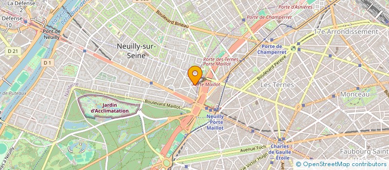 localisation de l'entreprise ELECTRICITE INDUSTRIELLE ET BATIMENT à NEUILLY-SUR-SEINE