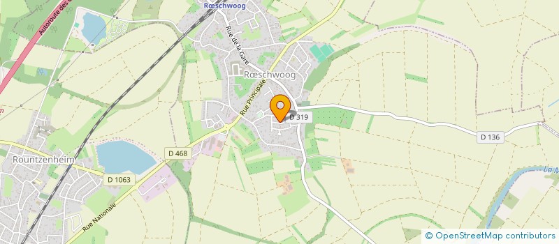 localisation de l'entreprise ELECTRICITE KOCHER  RSCHWOOG