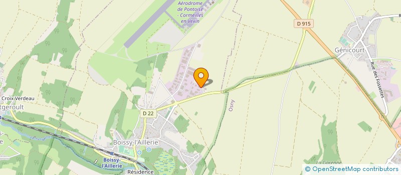 localisation de l'entreprise ELECTRICITE LOCATION PRESTATION MATERIEL  BOISSY L'AILLERIE