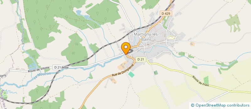 localisation de l'entreprise ELECTRICITE LOMBARD à MARTIGNY-LES-BAINS