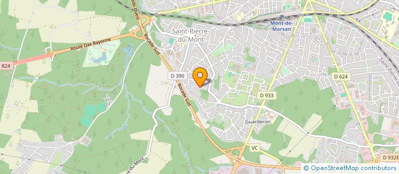 localisation de l'entreprise ELECTRICITE M2M  SAINT-PIERRE-DU-MONT