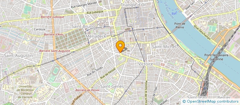 localisation de l'entreprise ELECTRICITE MACONNERIE PLATRERIE AQUITAINE à BORDEAUX