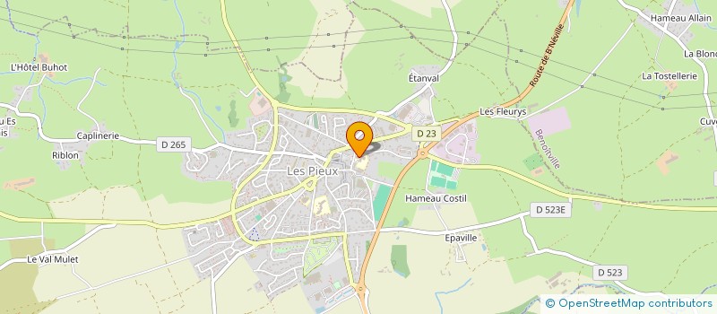 localisation de l'entreprise ELECTRICITE MAINTENANCE ET FLUIDES  LES PIEUX