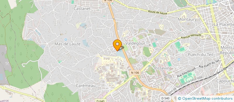 localisation de l'entreprise ELECTRICITE MAINTENANCE ET SERVICES ENERGIES  NIMES