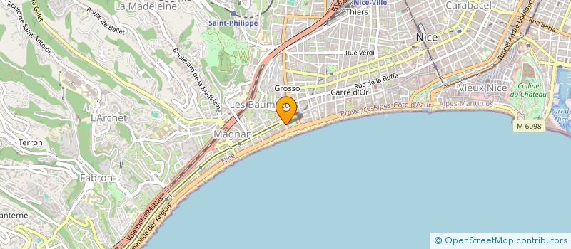 localisation de l'entreprise ELECTRICITE MARCILLE à NICE