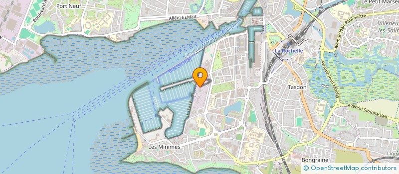 localisation de l'entreprise ELECTRICITE MARINE à LA ROCHELLE