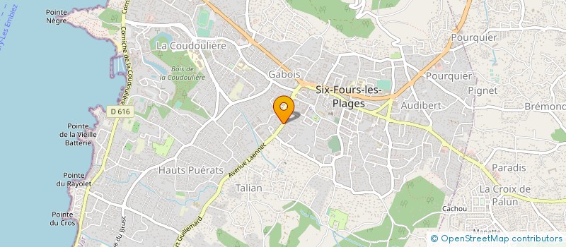 localisation de l'entreprise ELECTRICITE MDAP à LA SEYNE-SUR-MER
