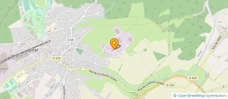 localisation de l'entreprise ELECTRICITE MILLOT  VITTEL