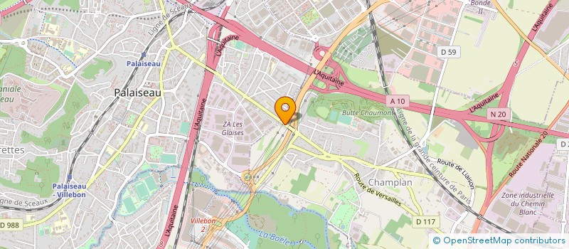 localisation de l'entreprise ELECTRICITE MULTI SERVICES à CHAMPLAN