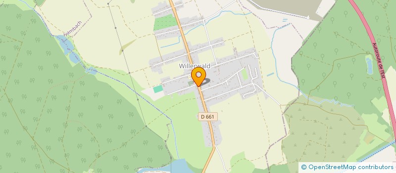 localisation de l'entreprise ELECTRICITE MUTISERVICES  WILLERWALD